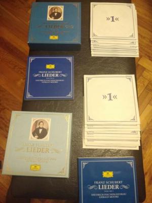 18 Cds Originales De Franz Schubert Lieder Volumen 1 Y 2