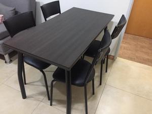 Vendo mesa + 4 sillas