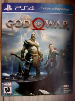 God of war 4, ps4 físico impecable