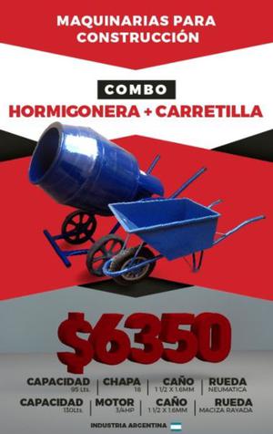Hormigonera 3/4 + Carretilla 18
