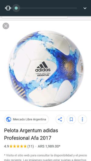 Pelota adidas argentum 