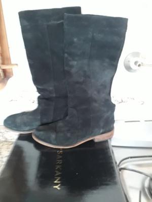 VENDO BOTAS NOBUK NEGRO 37. RICKY SARKANI. EXCELENTE ESTADO