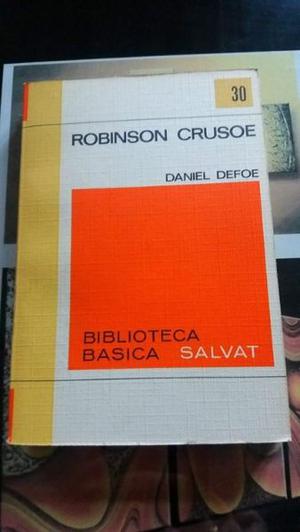 ROBINSON CRUSOE DANIEL DEFOE BIBLOTECA BÁSICA SALVAT