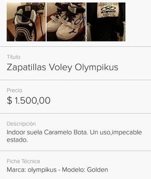 Zapatillas Voley Marca Olympikus