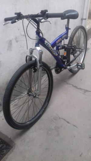 Bicicleta mountain bike (mtb) doble suspensión Halley rod