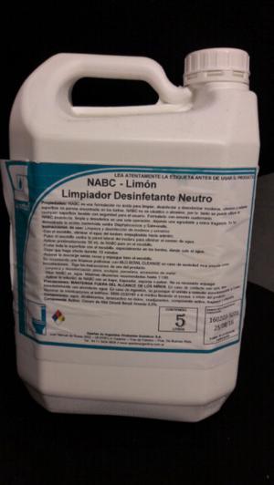 Limpiador desinfectante neutro