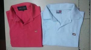 2 Remeras/chomba Piquet Para Hombre M/Cortas. Talle S y M