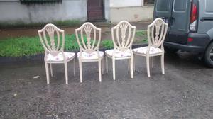 4 sillas palmeta cada una