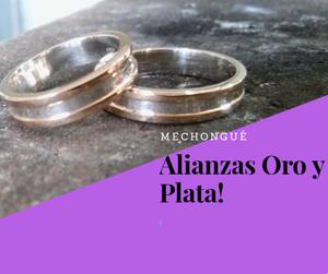 Anillo Plata y Oro