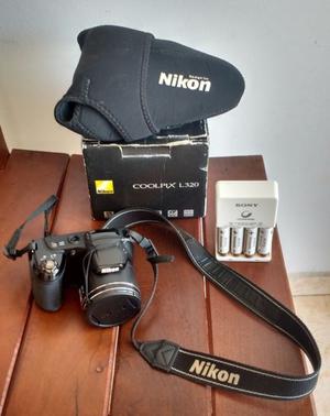 Camara Nikon L320 Con Kit Completo Para Us