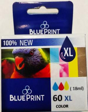 Cartucho de tinta color 60 XL para impresora