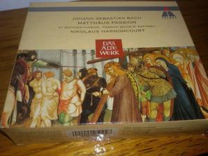Bach - Matthaus Passion Nikolaus Harnoncourt 3cds Originales