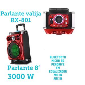 Parlante bluetooth valija