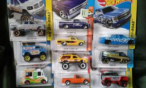 Hot wheels x 10 camionetas