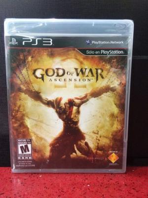 Juego Play 3 God Of War Ascension ORIGINAL