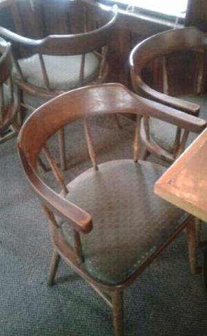 Lote sillonas sillas de bar butaca antiguo cada uno