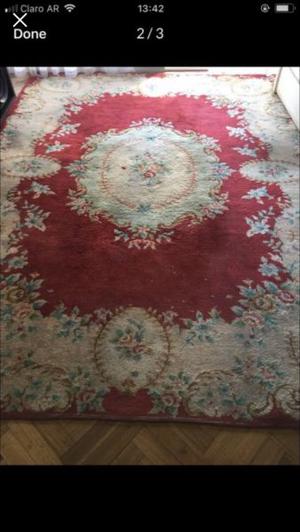 Oportunidad antigua alfombra persa francesa