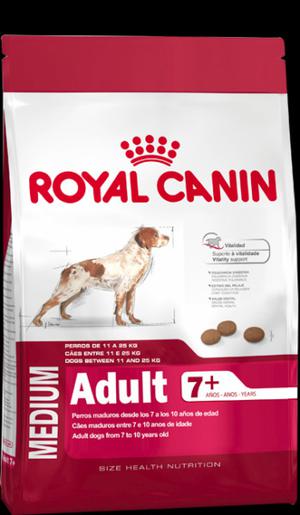 ROYAL CANIN MEDIUM ADULTO 7+ X 15KG A CUADRAS DEL CPC DE V.