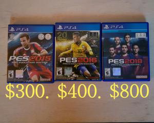 Vendo juegos PS4