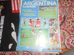 album de figuritas argentina campeob del 78 faltan solo 5