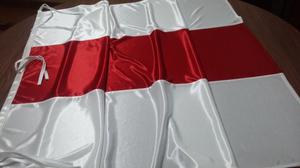 Bandera de River Plate, nueva, grande