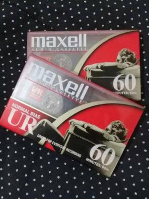 Cassettes Maxell nuevos
