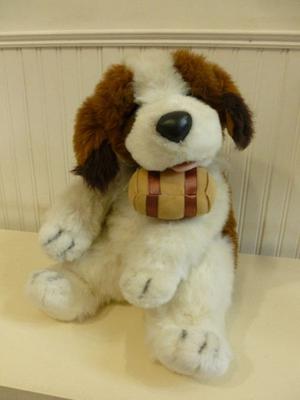 Perro San Bernardo De Peluche Grande 37 Cm Altura