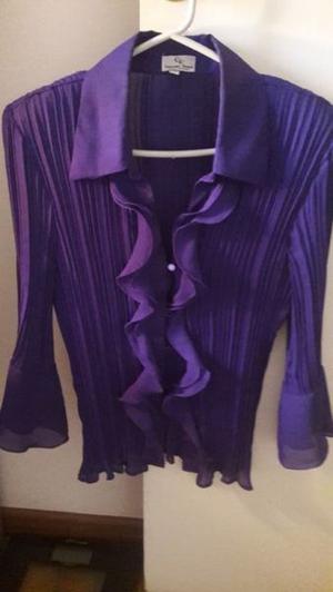 Blusa de fiesta T:4 violeta