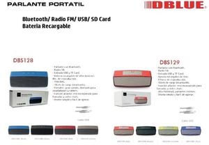 PARLANTE PORTÁTIL - Bluetooth/ Radio FM/ USB/ SD Card