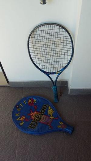 Raqueta de tenis para niños WILSON MODELO RAKATTAK, usada