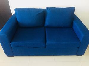 Sillón 2 cuerpos cubico Azul Francia