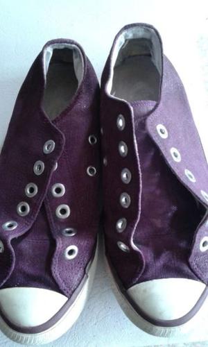 Zapatillas mujer T37. Muy buen estado. color violeta.