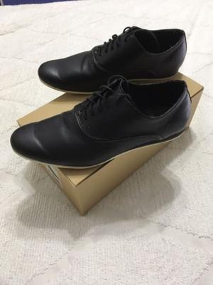 Zapatos Zara De Vestir Negros, Talle  Excelente Estado!