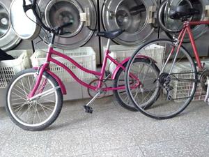 bicicleta 20 rosa casi nueva