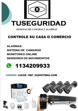 camaras de seguridad y alarmas