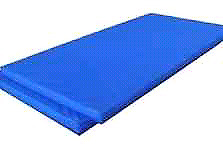 Colchoneta azul para aeróbic pilates yoga