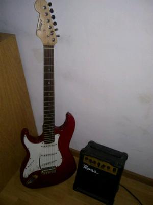 Guitarra electrica lazer modelo Stratocaster(zurda)