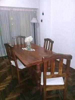 Juego de comedor algarrobo