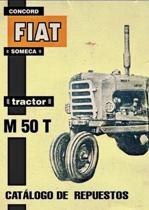 Manual de repuestos tractor Fiat Someca M50 triciclo