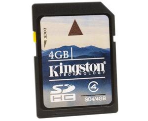 Memoria SD 4Gb Kingston