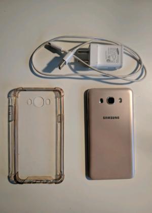Samsung Galaxy J usado + vidrio protector, funda y
