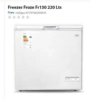 Vendo Freezer $ 