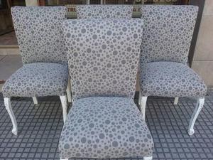 sillas con patas talladas de hermoso diseño