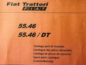 Manual de repuestos tractor Fiat  y dt