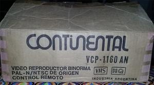 Video Cassetera Continental seminueva
