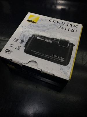 Camara Nikon Coolpix Aw120 Para Repuestos (No Funciona)