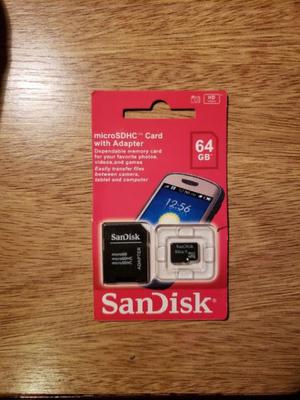 Memoria Micro Sd 64gb Sandisk