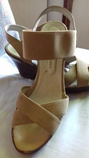 sandalias beige 37