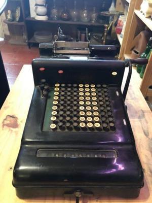 Antigua Calculadora Mecánica Burroughs