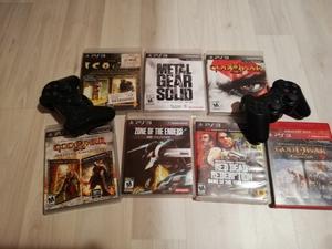 Playstation 3 PS3 Slim 1tb con juegos fisicos y 2 joysticks